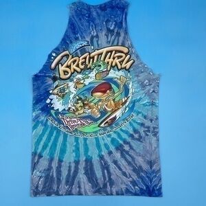 Tie Dye Retro Outer Banks NC Tank Top
Re-purposed tank top